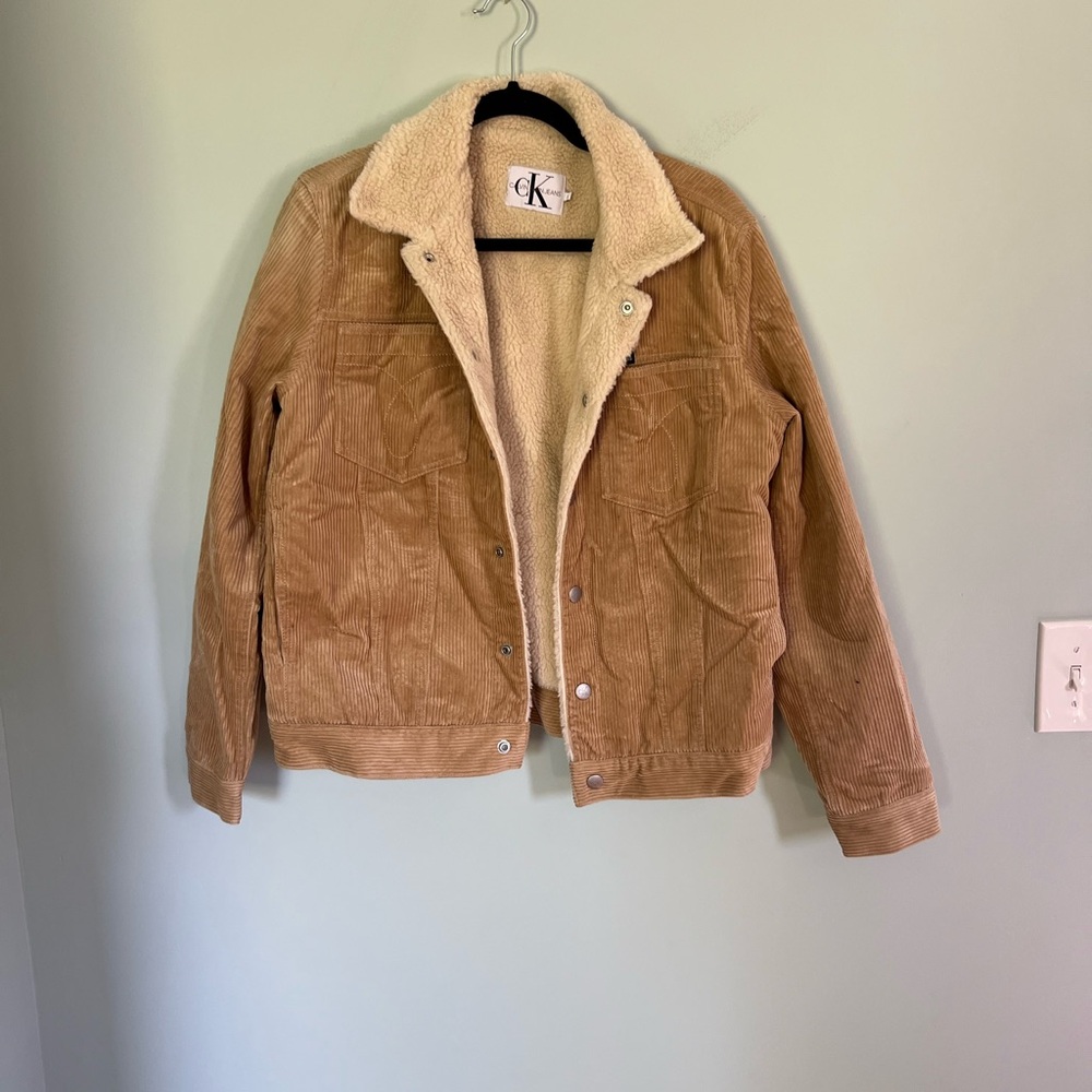 Calvin Klein Jeans Tan Corduroy Jacket